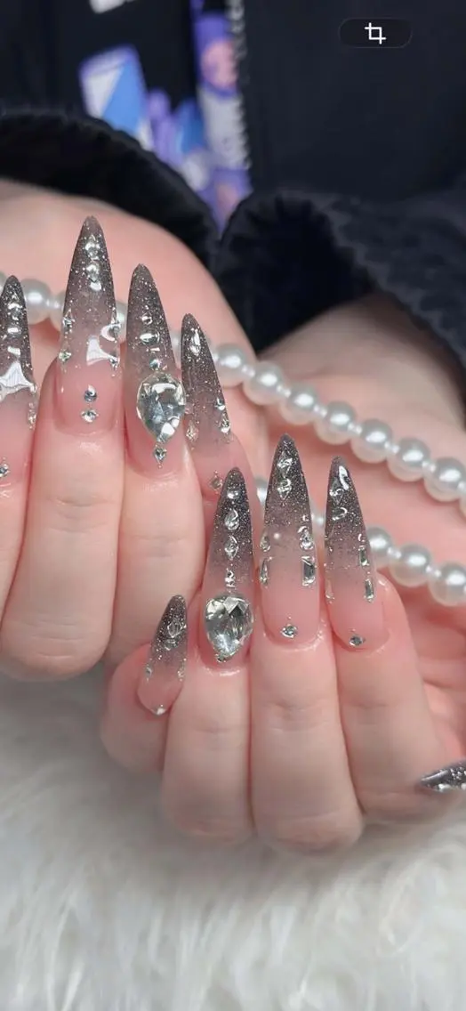 ネイル オーロラネイル チークネイル フットネイル ジェルネイル 韓国ネイル ハンドネイル H.baby Nail Salonのネイルデザイン