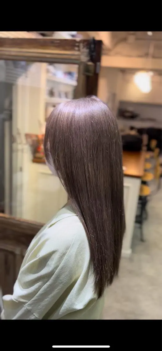 ロング カラー ヘアアレンジ 高島 凜のヘアスタイル