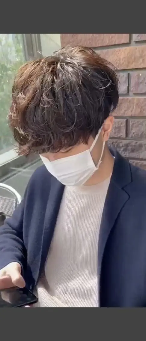 メンズ パーマ 齋藤 大貴のヘアスタイル