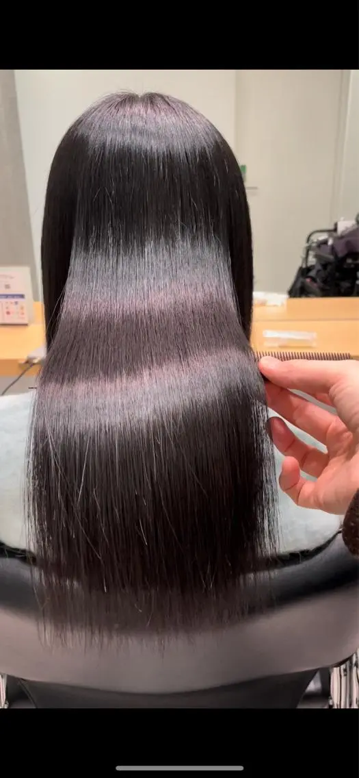 ミディアム 髪質改善 トリートメント 酸熱トリートメント 髪質改善ヘアケア 艶髪特化/上田のヘアスタイル