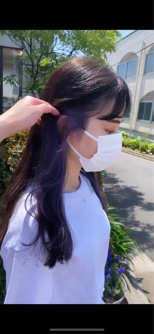 セミロング カラー ラベンダーカラー ヘアカラー 袴着付け予約受付中/ 渡辺奈緒のその他イメージ