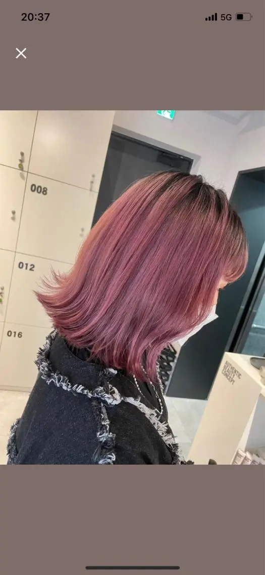 ショート カラー ピンクカラー ブリーチ👩‍🦳/ ‪✂︎MANAMIのヘアスタイル