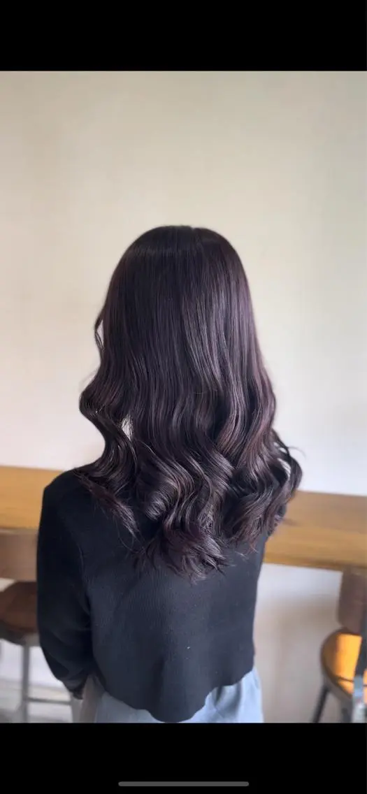 セミロング カラー ヘアアレンジ ヘアカラー 高島 凜のヘアスタイル