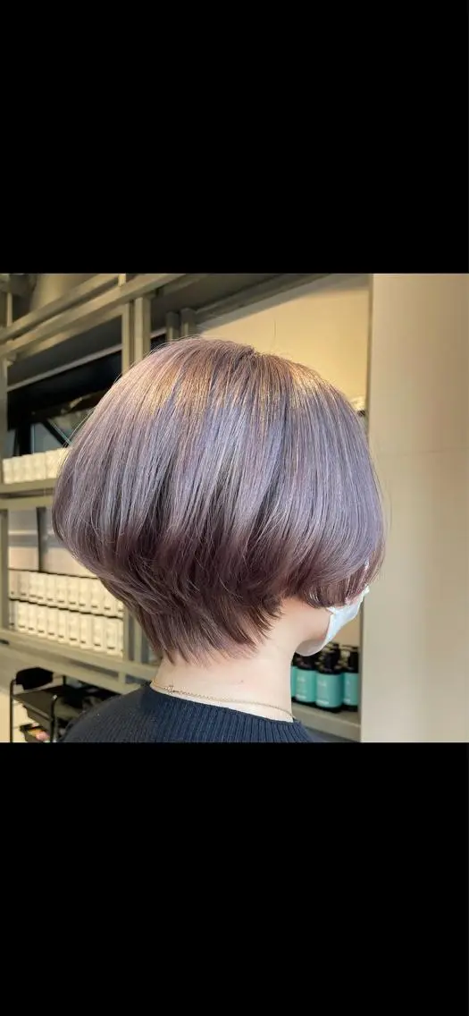 ショート カラー ブリーチ👩🦳/ ✂︎MANAMIのヘアスタイル