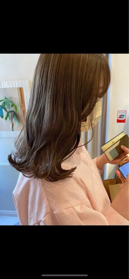 ミディアム カラー ベージュカラー SIKI yuuna レイヤーカット🪽のヘアスタイル