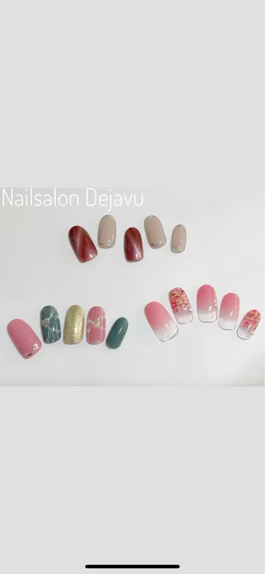 ネイル アートネイル マグネットネイル ハンドネイル Nail salon Dejavu 🌿のネイルデザイン