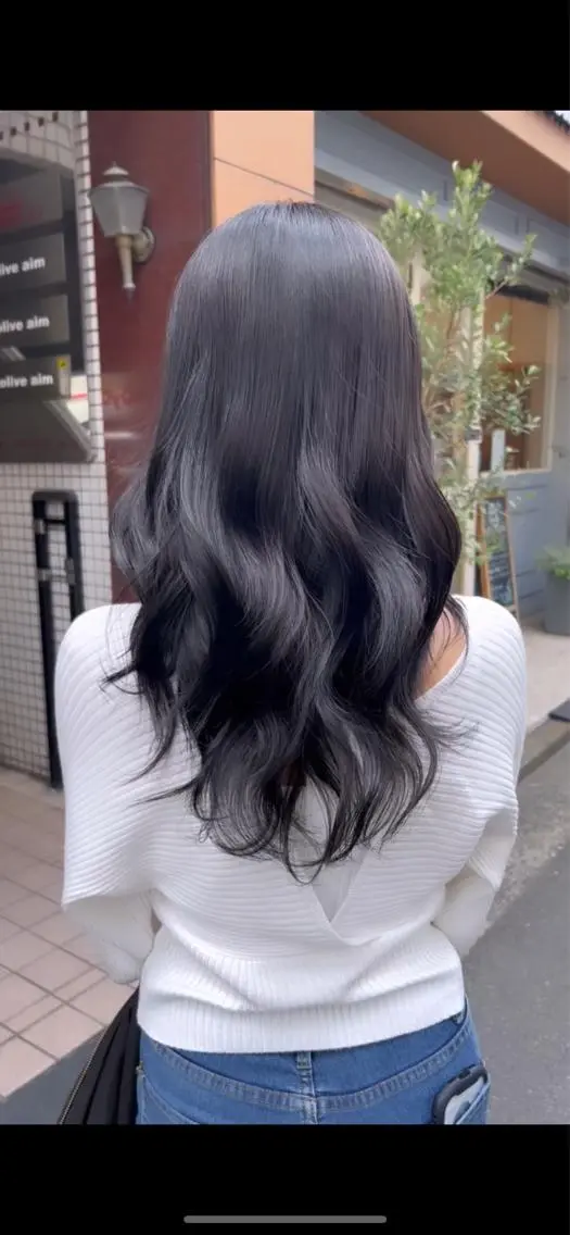 ロング カラー ヘアカラー karin🌛ボブ／ 透明感たっぷりカラーのヘアスタイル