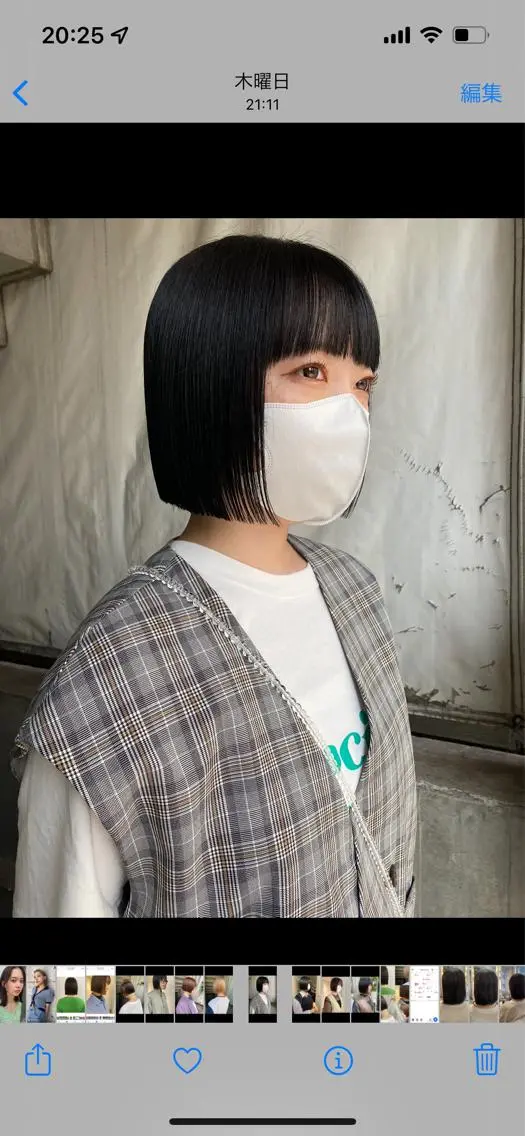 ショート カラー 切りっぱなしボブ ボブ カット トリートメント 似合わせレディース/ メンズ/あゆかのヘアスタイル