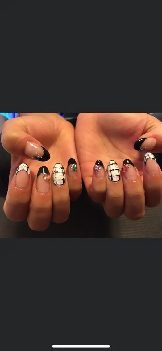 ネイル ツイードネイル nailsalon gagaのネイルデザイン