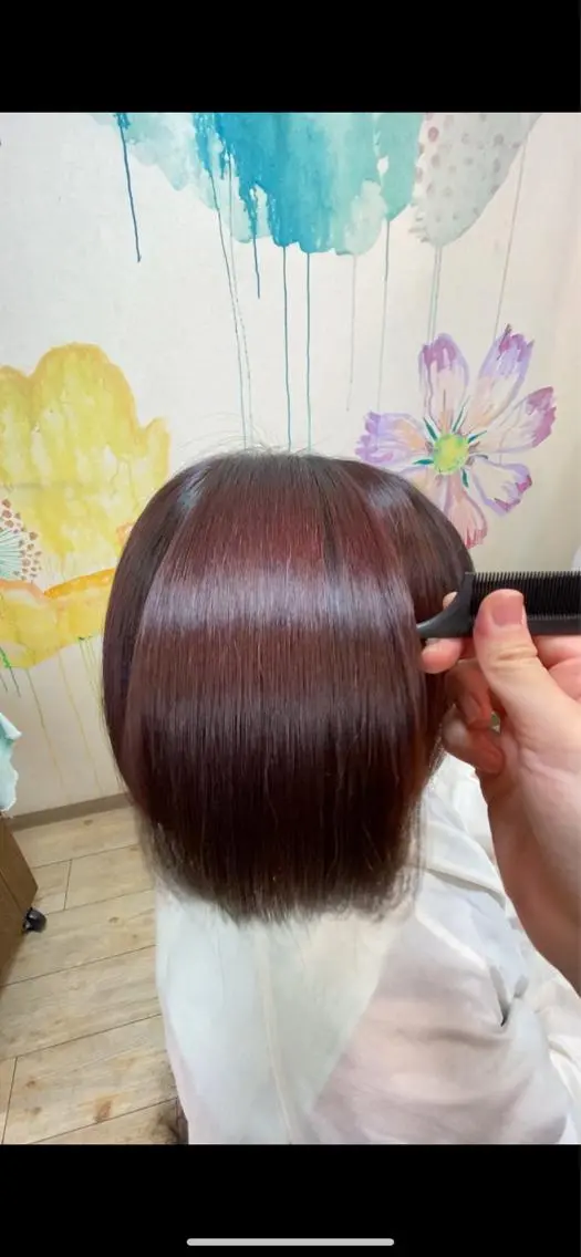 ショート トリートメント ヘアカラー 縮毛矯正 トリートメント 渡辺 桃花のマツエク・マツパデザイン