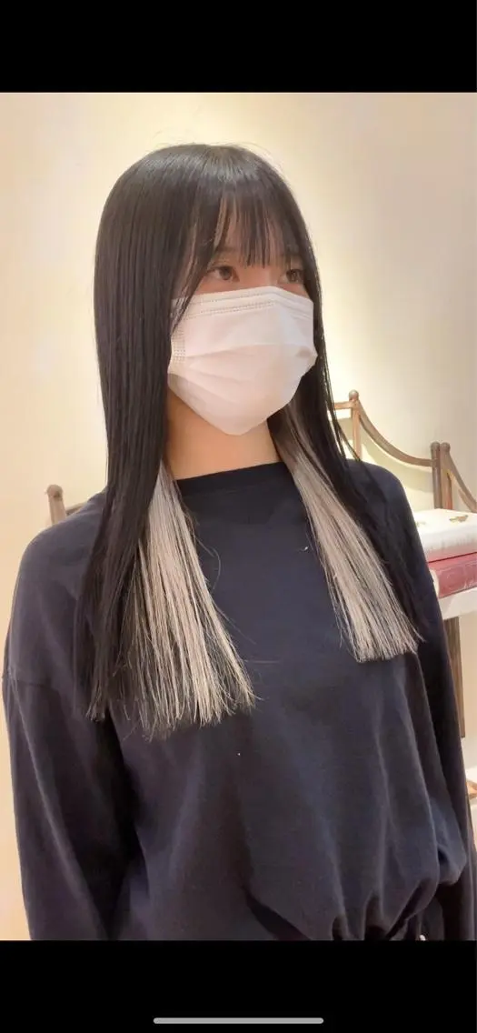 セミロング カラー ヘアカラー トリートメント ヘッドスパ 韓国系レイヤー特化 hiroのヘアスタイル