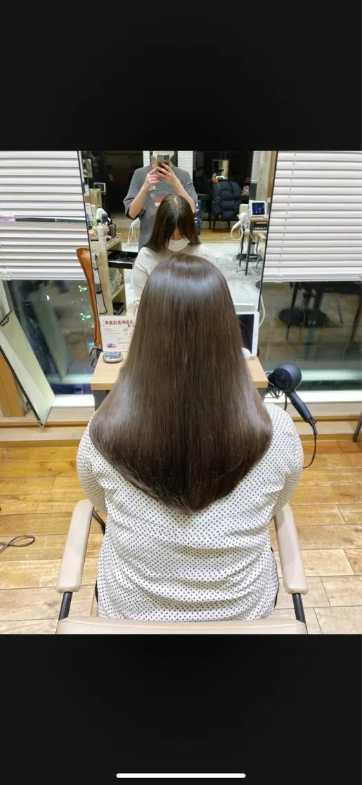 カラー 銀座/レイヤー 顔周りカット溝手優太のヘアスタイル