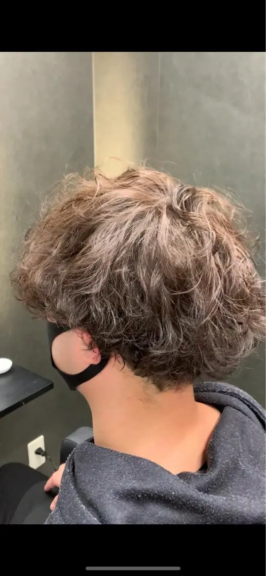 パーマ メンズ bateau よしきのヘアスタイル