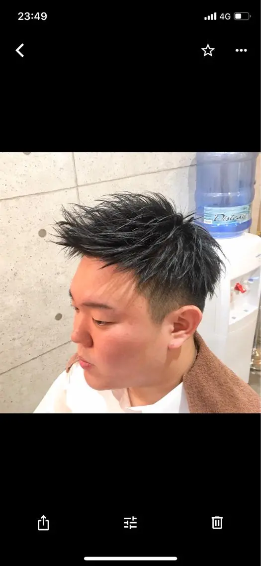 ショート メンズ アップバング ショートヘア 佐藤 智弘のヘアスタイル