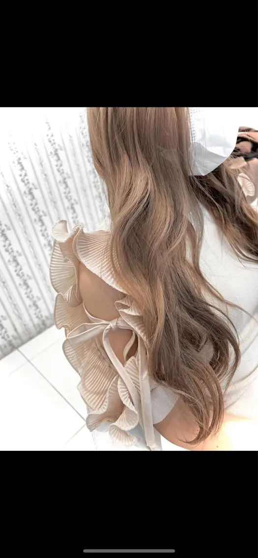 カラー ベージュカラー ミルクティーベージュ earth甲府昭和店 東 允のヘアスタイル
