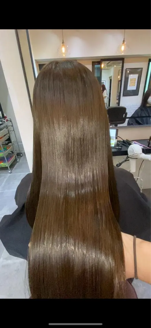 ロング 髪質改善 トリートメント カット トリートメント 美髪✨髪質改善 &艶カラーmanaeのヘアスタイル