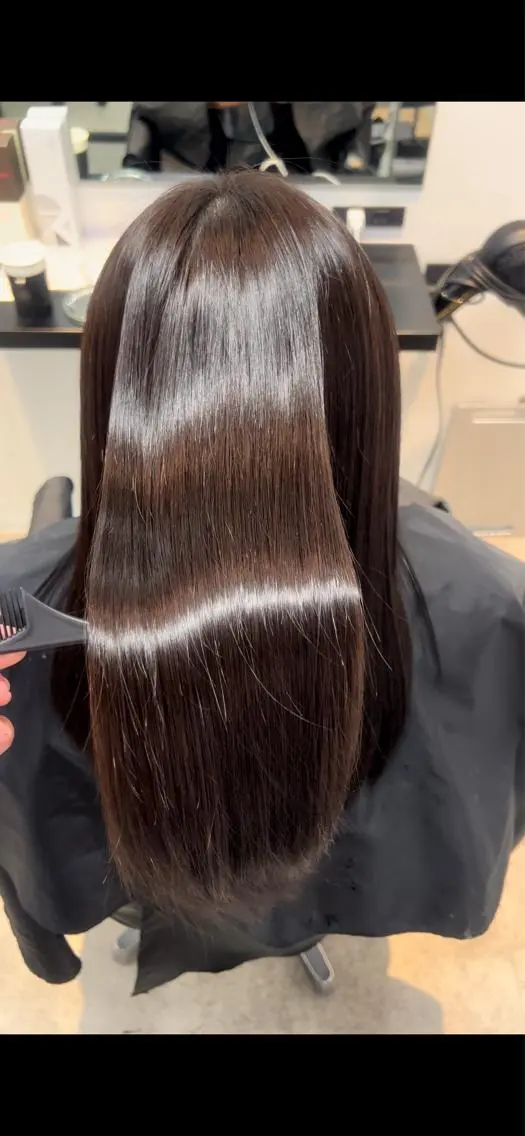 ロング 縮毛矯正 トリートメント ブリーチ矯正🉑/ まさるのヘアスタイル