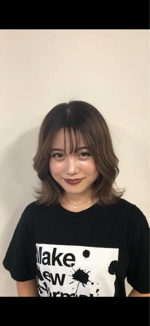 ミディアム 安永 将悟のヘアスタイル