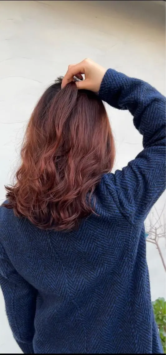 ミディアム パーマ カット パーマ 高橋 竜也のヘアスタイル