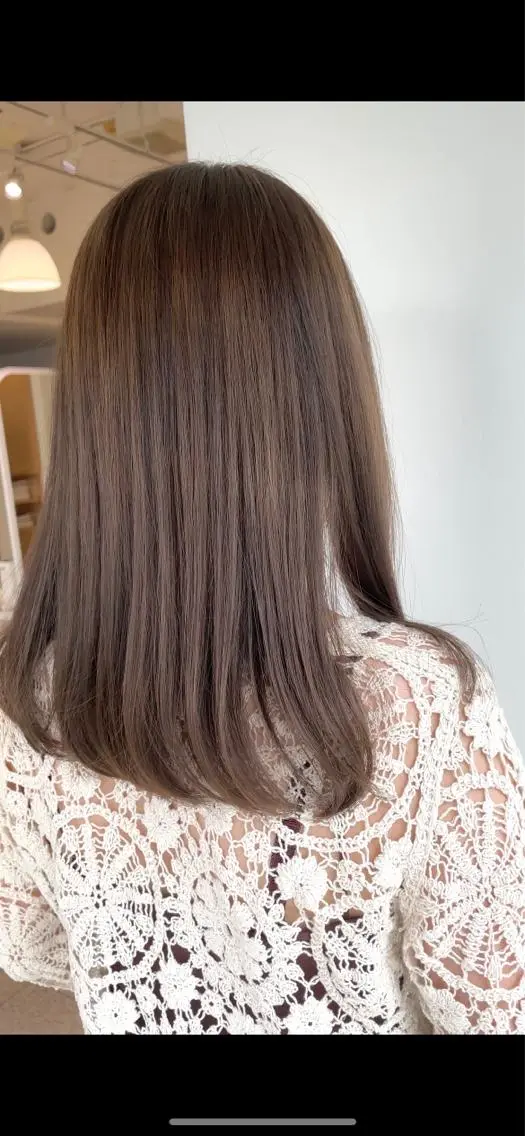 ミディアム 似合わせカット 迫留由弥のヘアスタイル
