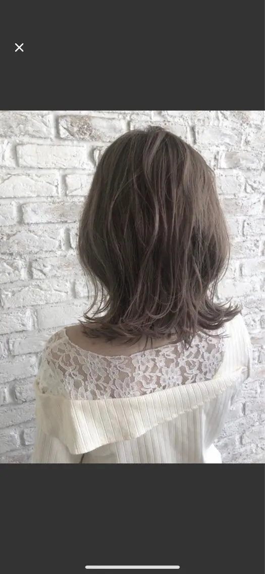 ミディアム カラー 縮毛矯正×髪質改善 小笠原大樹のヘアスタイル