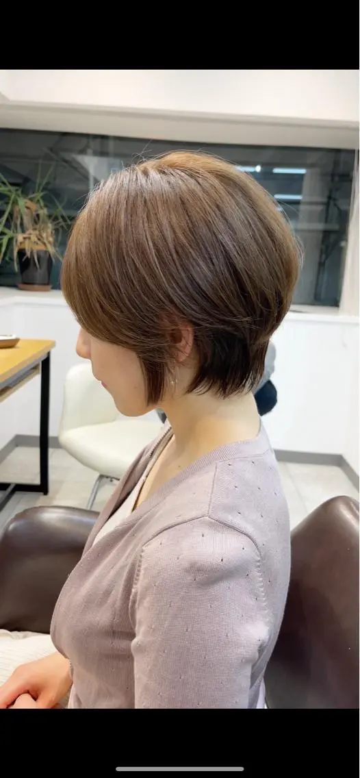 ショート 韓国風レイヤー ショート/犬塚 優介のヘアスタイル