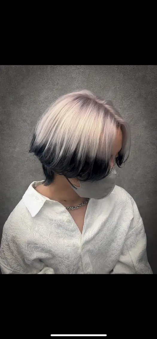 ミディアム カラー ウルフカット ヘアカラー トリートメント ヘアセット 🔥メンズ 特化スタイリスト🔥のヘアスタイル