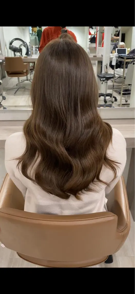 ロング ハイライト 【美髪矯正特化】 ズケヤマのヘアスタイル
