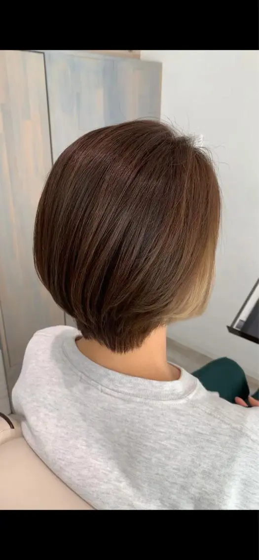 ショート 髪質改善×艶カラー 🌼Haru🌼のヘアスタイル