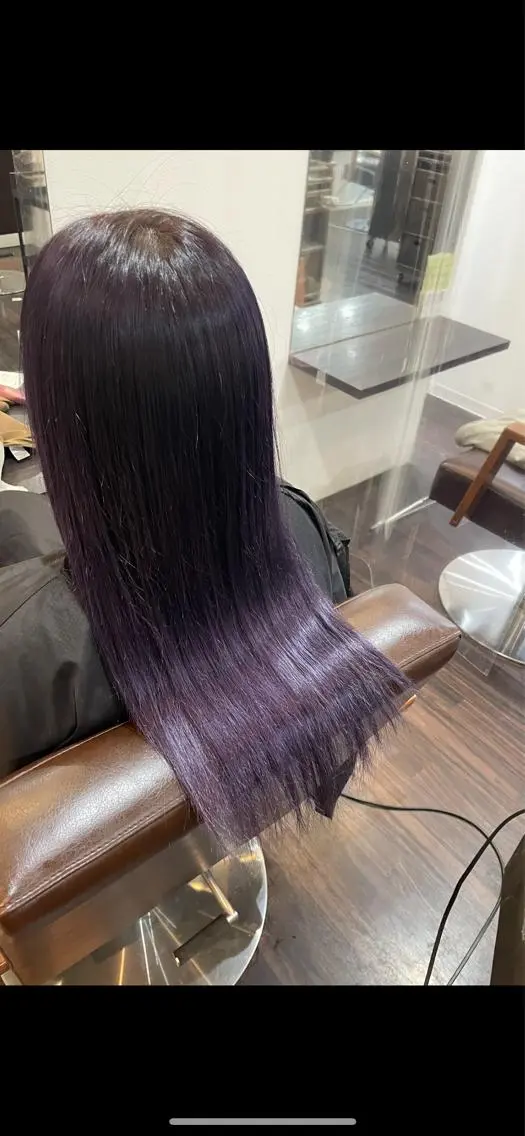 カラー 杉山 梨里華のヘアスタイル