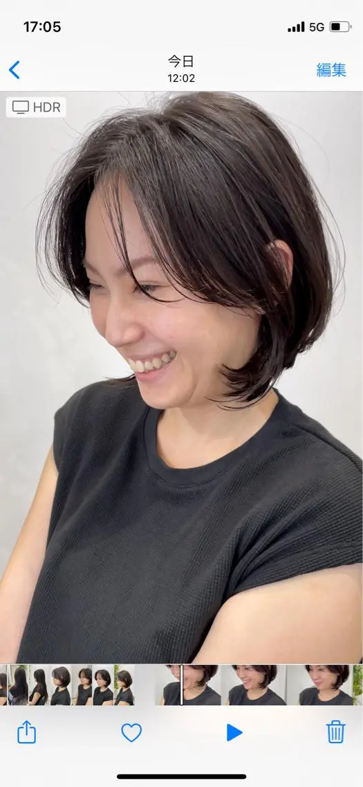 ショート カラー ボブレイヤー ボブ レイヤーカット 表参道【髪質改善】 宮嶋勇太のヘアスタイル