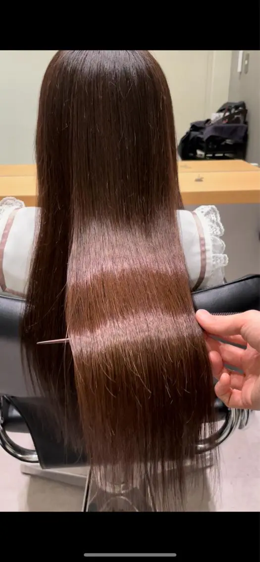 セミロング 髪質改善 トリートメント トリートメント 髪質改善ヘアケア 艶髪特化/上田のヘアスタイル