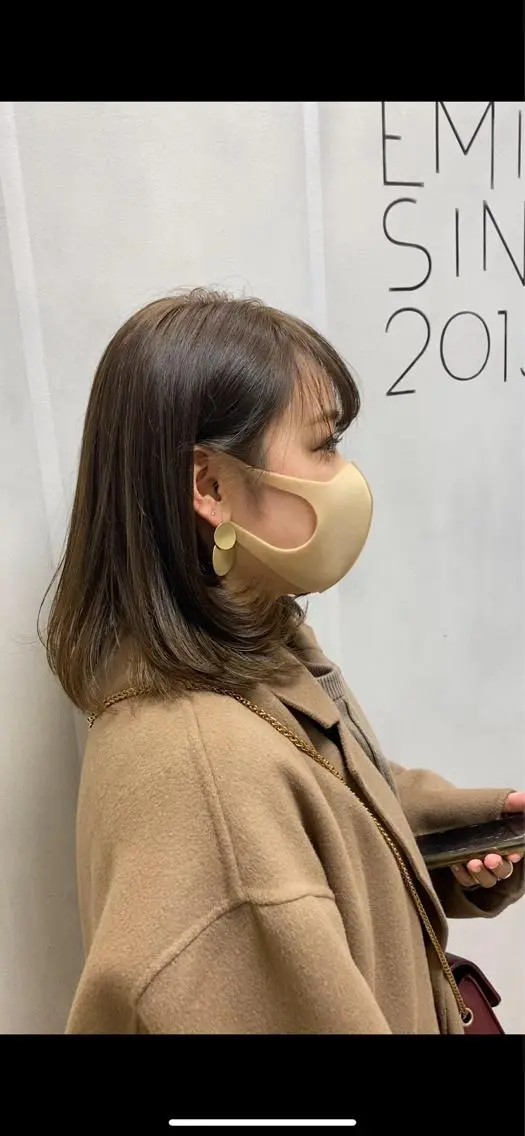 セミロング カラー 🟢NEGi🟣 🫧髪質改善のヘアスタイル