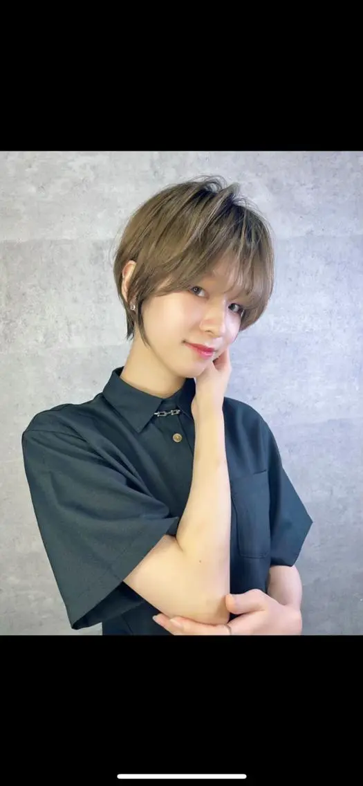 ショート 外国人風カラー ハイライト 髪質改善 似合わせカット トリートメント saho .のヘアスタイル