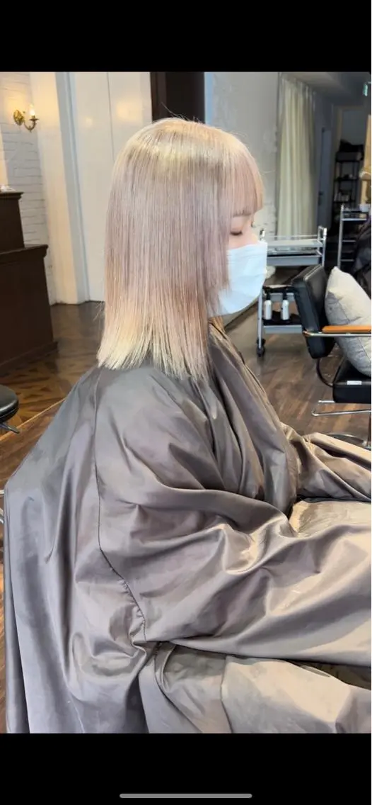 ショート カラー ベージュカラー ブリーチ ダブルカラー ハイトーンカラー イルミナカラー 🧡色落ちまで2度 楽しめる🧡ヨシキのヘアスタイル