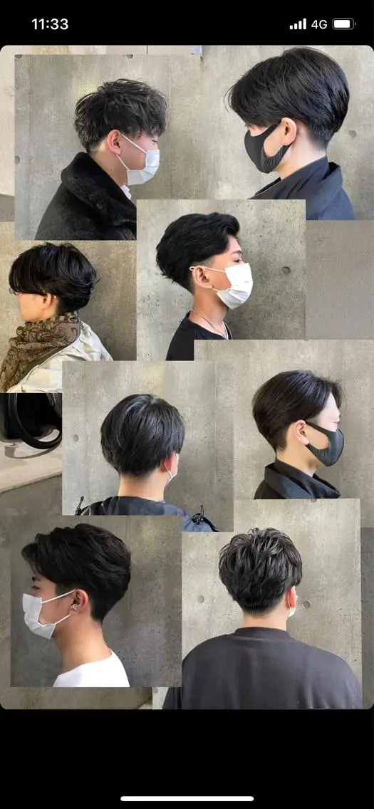 ショート メンズ もりたみかこ 美容師お休み中のヘアスタイル