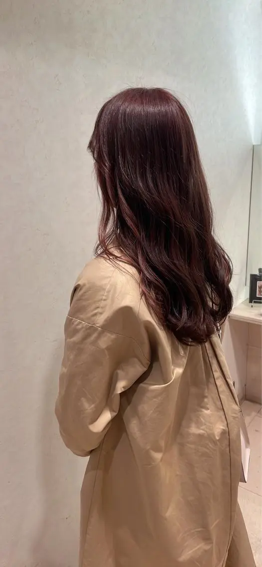 ロング カラー あ あのヘアスタイル