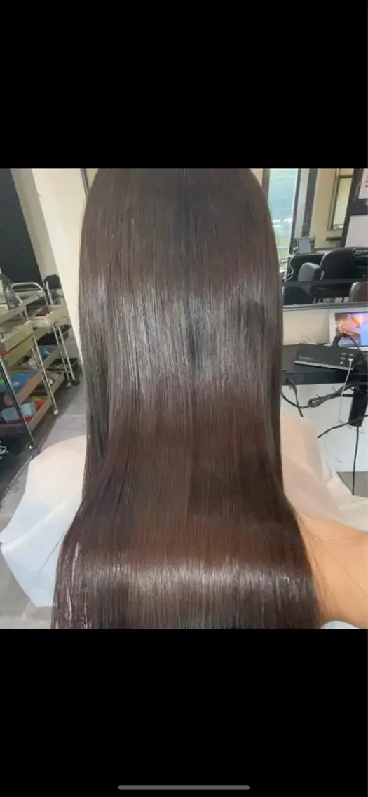 ロング 髪質改善 トリートメント カット トリートメント 美髪✨髪質改善 &艶カラーmanaeのヘアスタイル