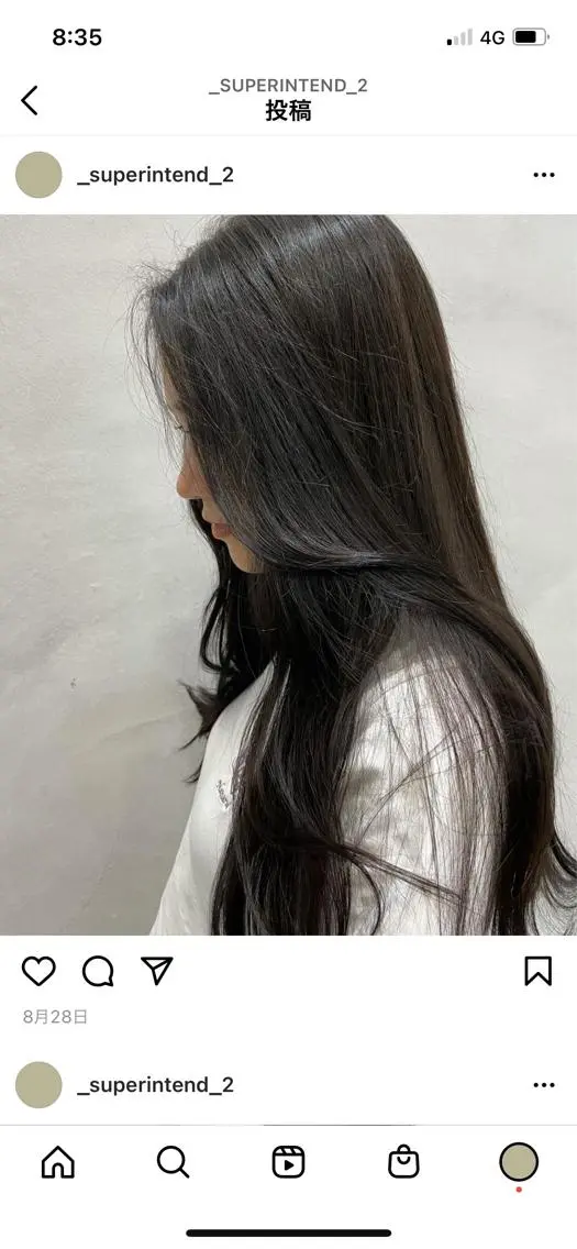 ロング fuka モデル募集のヘアスタイル