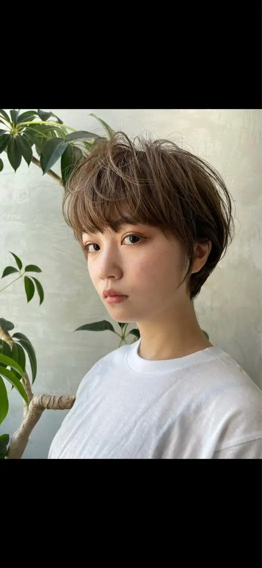 ショート カラー カット ヘアカラー トリートメント 🉐レイヤー/塩見 弘樹🉐渋谷のヘアスタイル