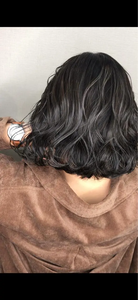 ミディアム カラー ハイライト/髪質改善 ans/黒木 和大のヘアスタイル