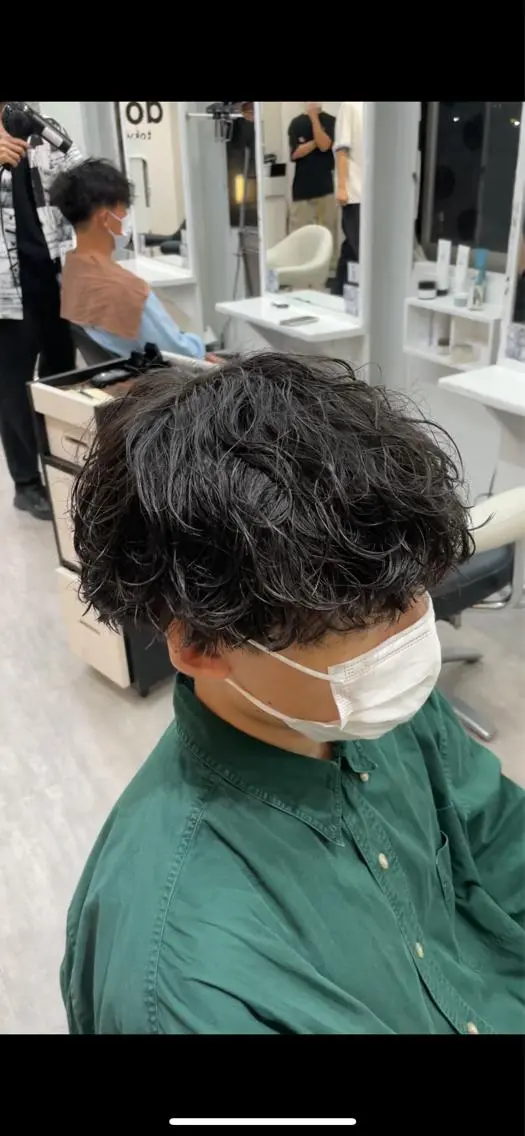 パーマ メンズ メンズパーマ スパイラルパーマ 町田No.1パーマ 特化✂︎小杉澪生のヘアスタイル