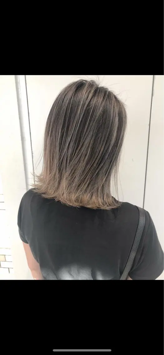 ミディアム カラー ❤️ダブルカラー 髪質改善❤️SAYAのヘアスタイル