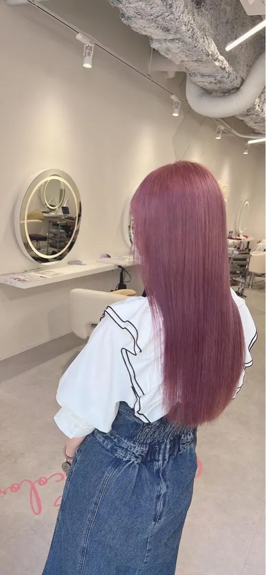 ロング カラー ハイトーン特化サロン 💎MOCA💎のヘアスタイル