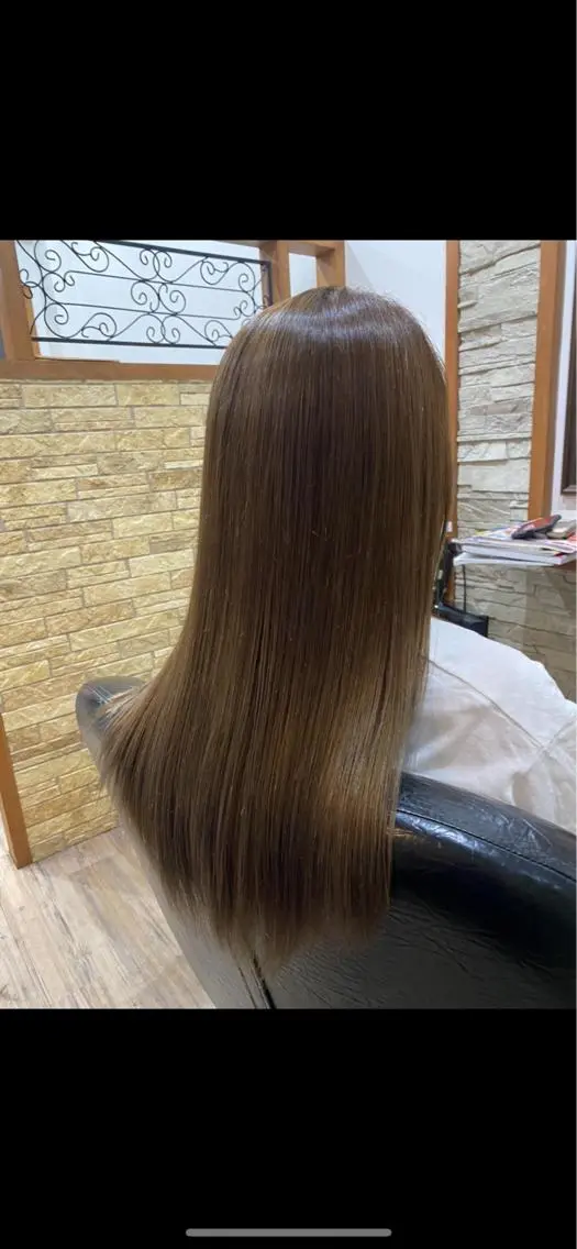 ロング カラー ヘアカラー トリートメント 山岡 秀規のヘアスタイル