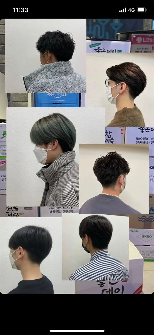パーマ メンズ もりたみかこ 美容師お休み中のヘアスタイル