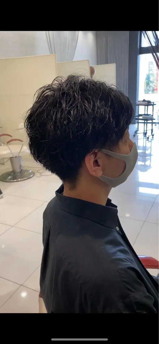 パーマ メンズ メンズパーマ ツイストスパイラルパーマ スパイラルパーマ 【育休中】EARTH 荒井店HARUNAのヘアスタイル