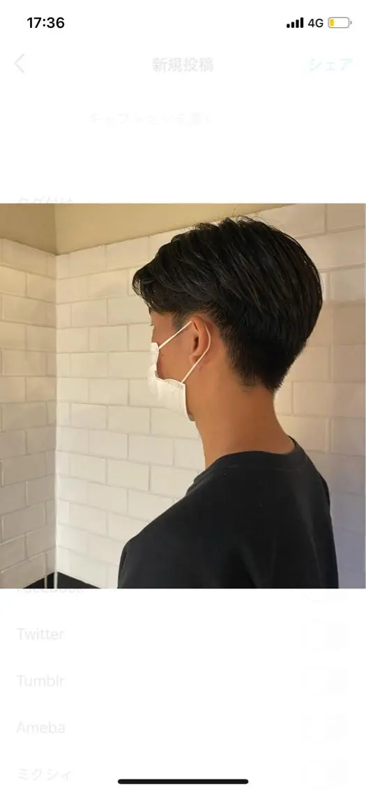 メンズ io濱川 遥のヘアスタイル