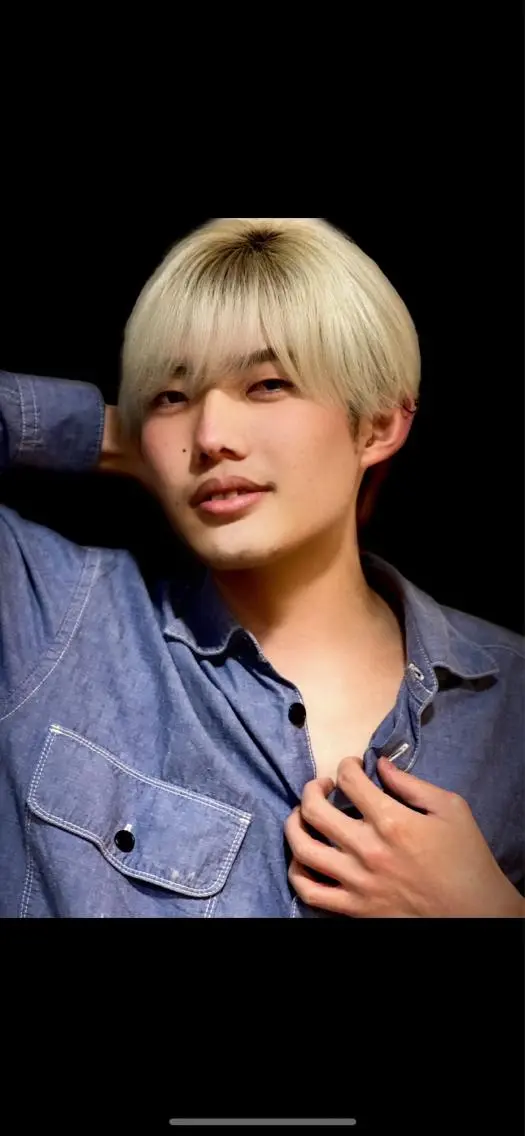 ミディアム カラー メンズ メンズブリーチ ブリーチ 柳澤 和也のヘアスタイル