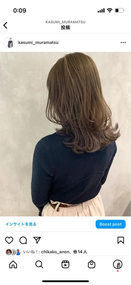 ミディアム カラー ベージュカラー オリーブベージュ くびれヘア カット ヘアカラー トリートメント 似合わせ特化🌷 kasumiのヘアスタイル